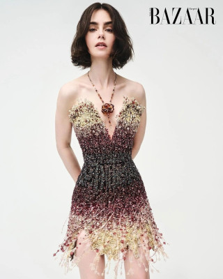Lily Collins for Harper&#039;s Bazaar Thailand