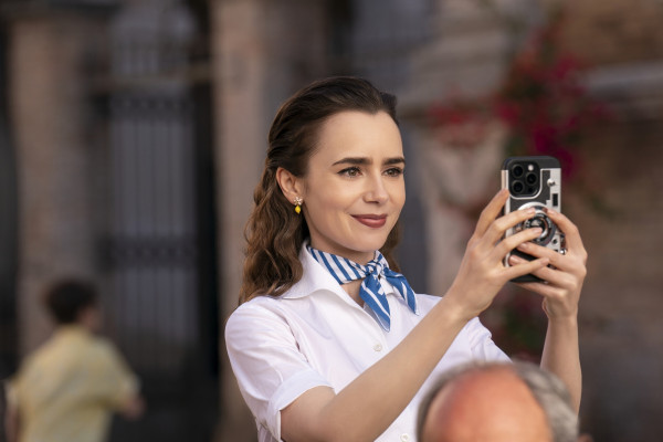 Lily Collins for Emily in Paris