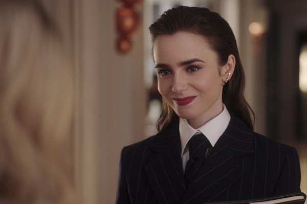 Lily Collins for Emily in Paris