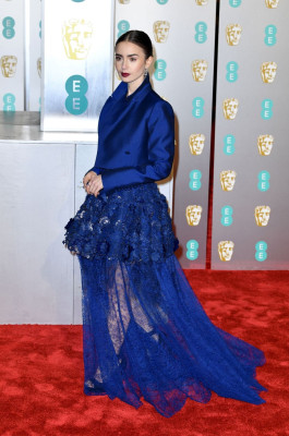 Lily Collins-BAFTA 2019