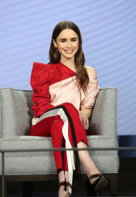 Lily Collins-2019 Winter TCA Tour