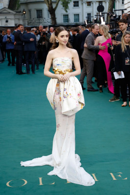 Lily Collins-Tolkein Premiere in London