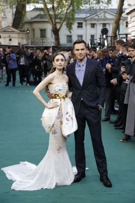 Lily Collins-Tolkein Premiere in London