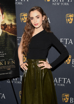 Lily Collins – BAFTA New York “Tolkien” Screening in New York