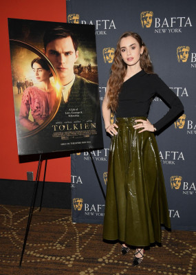 Lily Collins – BAFTA New York “Tolkien” Screening in New York