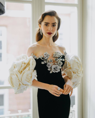 Lily Collins – BAFTAs Photo Shoot February 2024