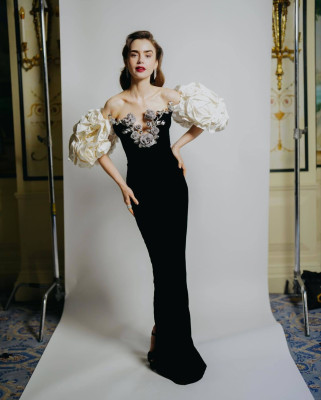 Lily Collins – BAFTAs Photo Shoot February 2024