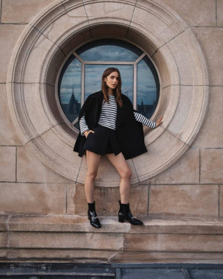 Lily Collins-Carin Backoff Photoshoot (December 2021)