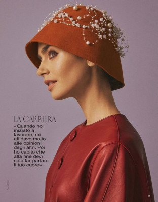 Lily Collins by Camila Falquez for Grazia Italia || Nov 2020