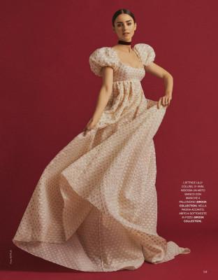 Lily Collins by Camila Falquez for Grazia Italia || Nov 2020
