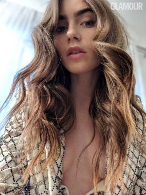 Lily Collins-Glamour Magazine, UK December 2018