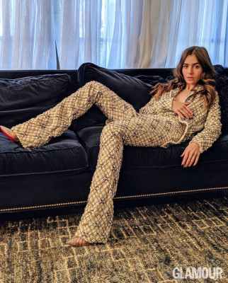 Lily Collins-Glamour Magazine, UK December 2018