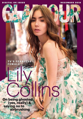 Lily Collins-Glamour Magazine, UK December 2018