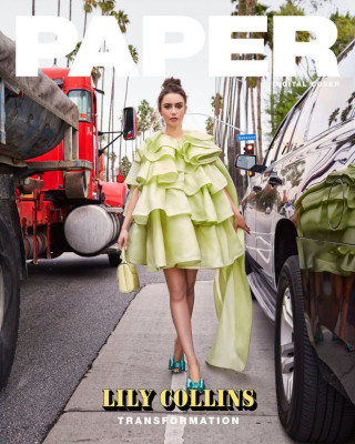 Lily Collins – Paper Magazine April 2019