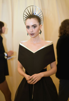 Lily Collins – MET Gala 2018