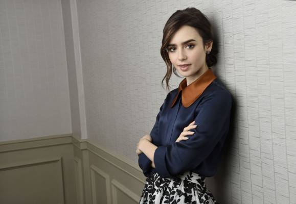 Lily Collins Portraits – The Associated Press, November 2016