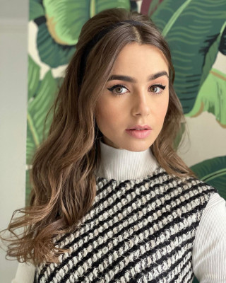 Lily Collins - &#039;Mank&#039; Press Day // Jan 2021