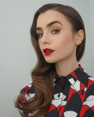 Lily Collins - &#039;Mank&#039; Press Day // Jan 2021