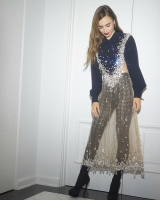 Lily Collins - &#039;Mank&#039; Press Day // 2021