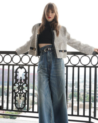 Lily Collins - &#039;Emily in Paris&#039; Press Day 12/14/2021