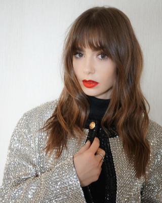 Lily Collins - &#039;Emily in Paris&#039; Press Day 12/14/2021
