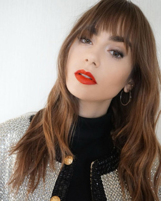 Lily Collins - &#039;Emily in Paris&#039; Press Day 12/14/2021