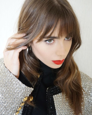 Lily Collins - &#039;Emily in Paris&#039; Press Day 12/14/2021