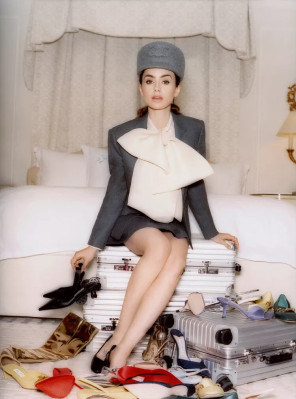 Lily Collins for InStyle