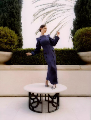 Lily Collins for InStyle