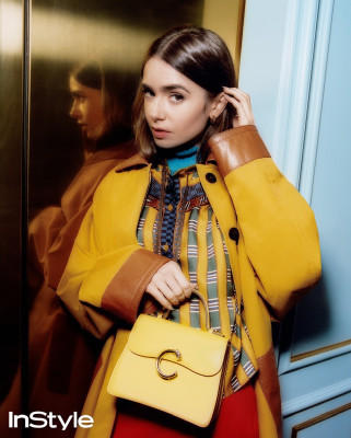 Lily Collins for InStyle