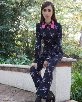 Lily Collins - The Ellen DeGeneres Show 01/04/2022