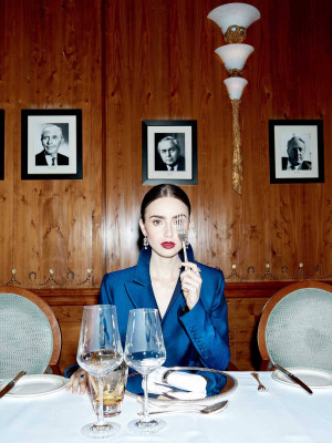 Lily Collins-BAFTA 2019