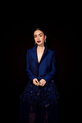 Lily Collins-BAFTA 2019