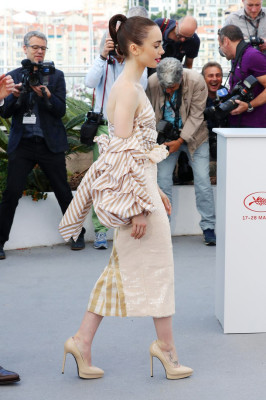 Lily Collins - Okja Photocall The 70th Annual Cannes Film Festival
