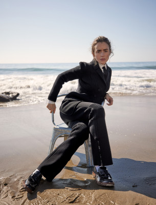 Lily Collins by Sam Taylor-Johnson for L’Officiel || Winter 2020