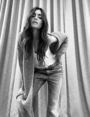 Lily Collins by Emily Soto for CR Fashion Book // October 2020