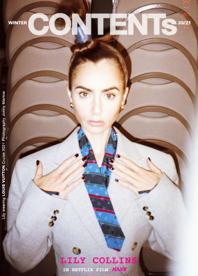 Lily Collins by Jonny Marlow for ContentMode || Winter 2020/21
