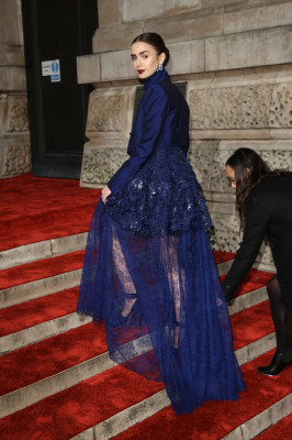 Lily Collins-BAFTA 2019