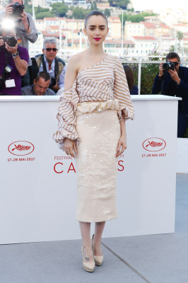 Lily Collins - Okja Photocall The 70th Annual Cannes Film Festival