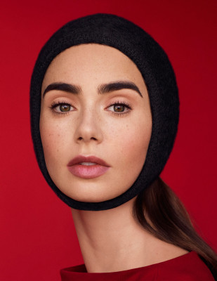 Lily Collins by Thomas Whiteside for El País (Dec 2021)