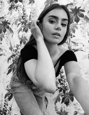 Lily Collins by Emily Soto for CR Fashion Book // October 2020