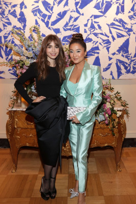 Lily Collins-Emily In Paris Reception Hosted by French Ambassador In DC