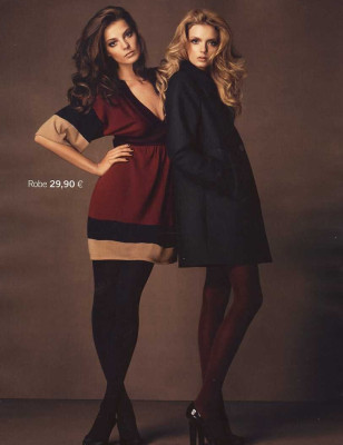 Lily Donaldson & Daria Werbowy for H&M F/W 2008.09