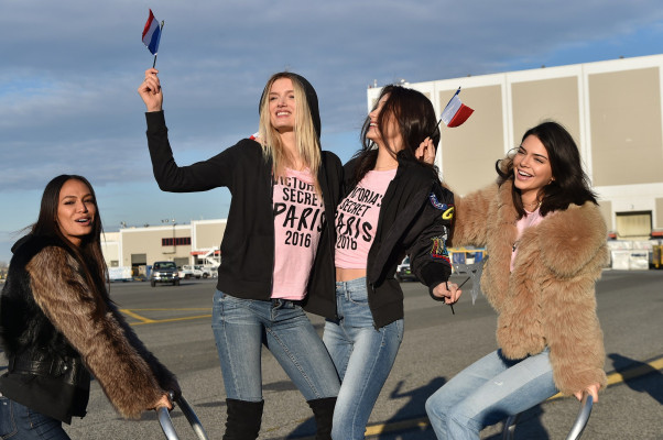 Lily Donaldson – Depart for Paris for 2016 Victoria’s Secret Fashion Show in NYC