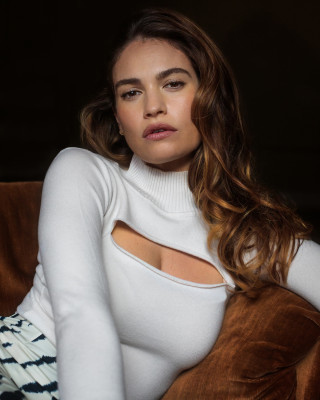 Lily James by Diana Markosian for Rolling Stone (March 2022)