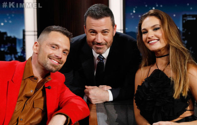 Lily James - Jimmy Kimmel Live! in Los Angeles 03/01/2022