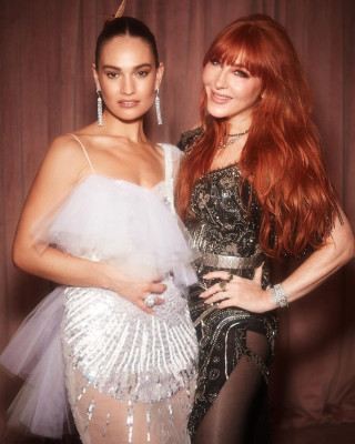 Lily James - British Fashion Awards in London 12/05/2022