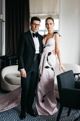 Lily James by Iona Wolff for Vogue, Met Gala in New York 05/06/2024