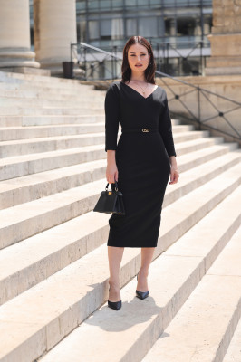 Lily James - Fendi Haute Couture FW 2023/2024 Show at PFW 07/06/2023