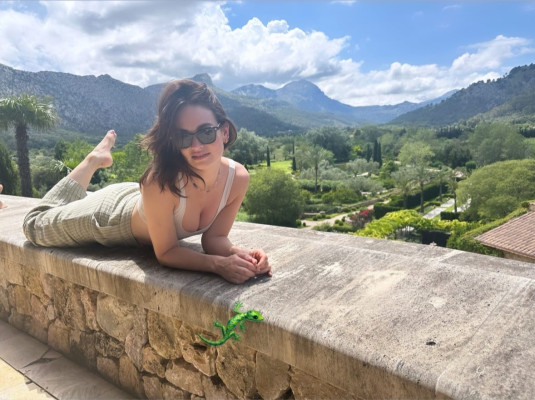 Lily James - Mallorca (June 2023)